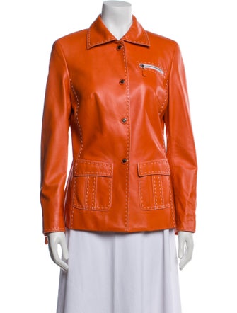 Escada Lambskin Biker Jacket