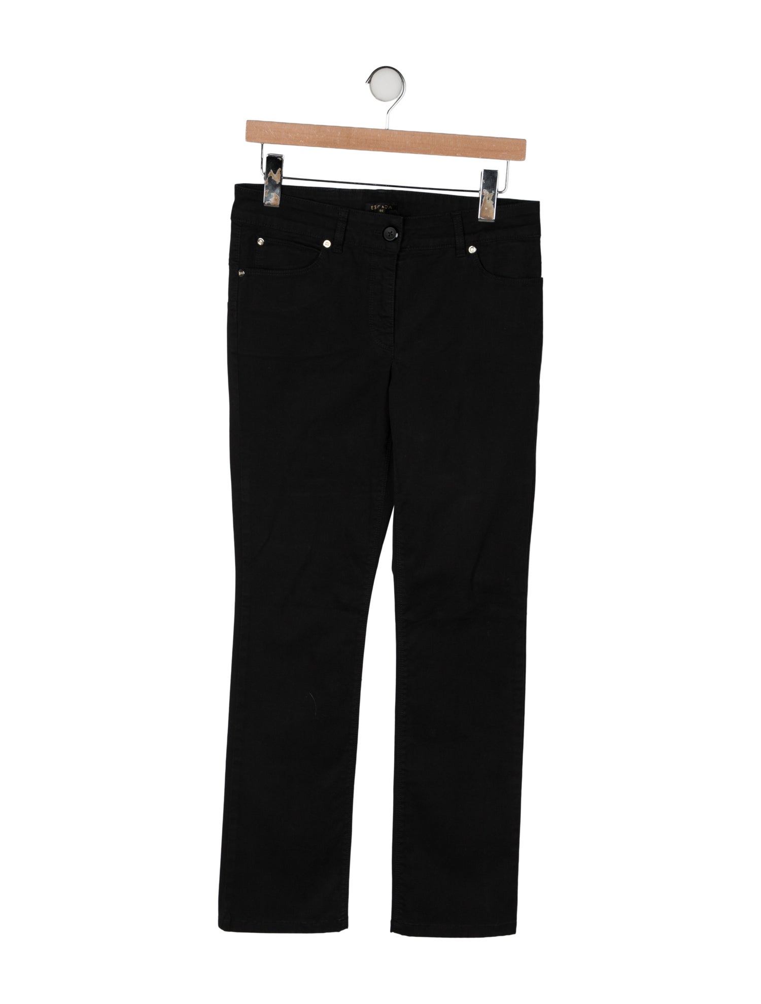 Escada Mid-Rise Straight Leg Jeans