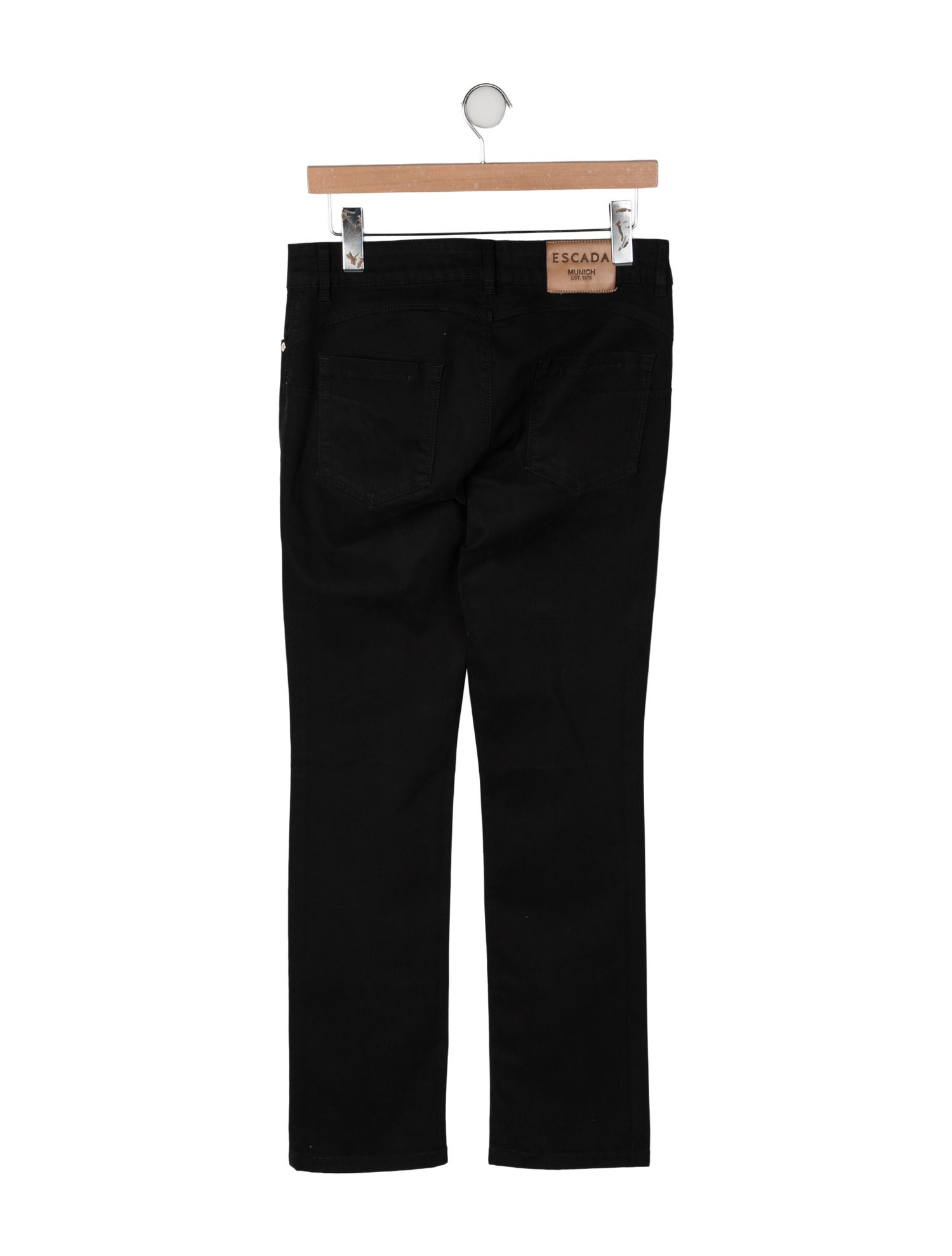 Escada Mid-Rise Straight Leg Jeans