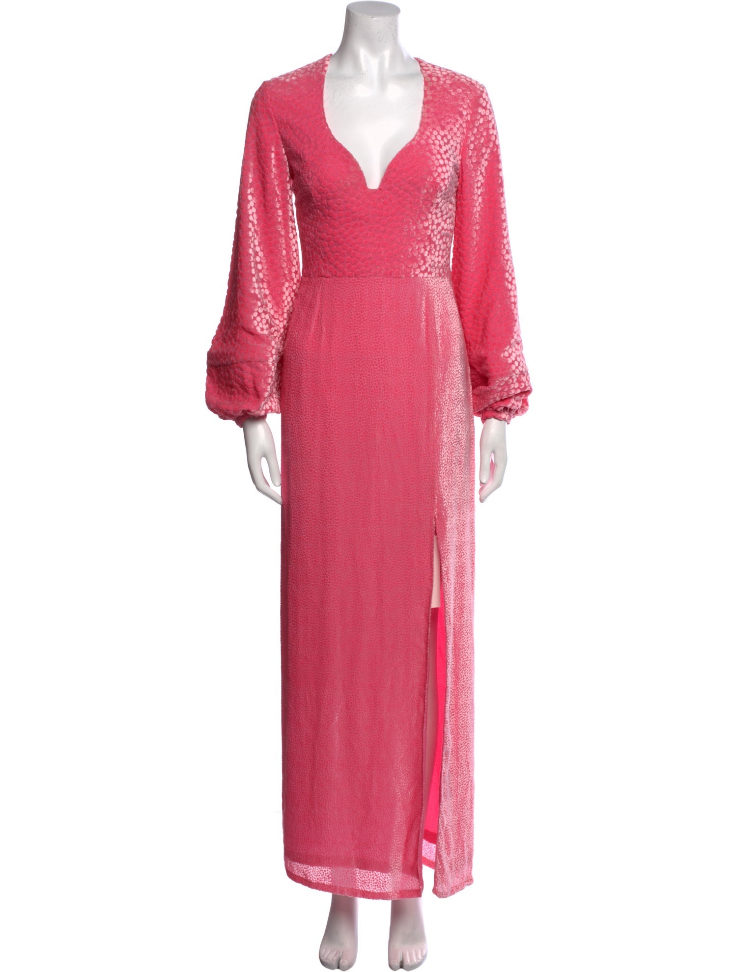 Escada V-Neck Long Dress