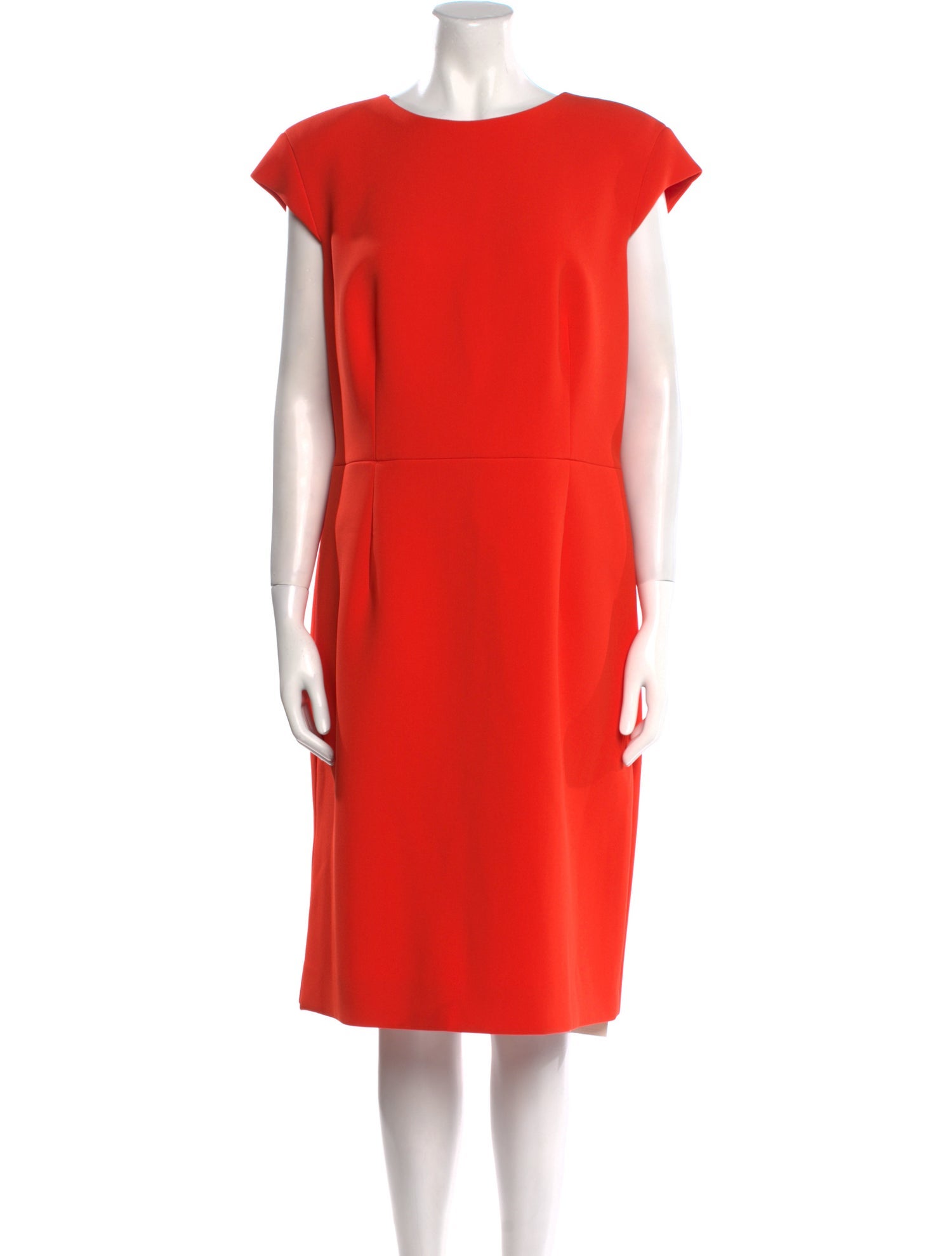 Escada Scoop Neck Midi Length Dress