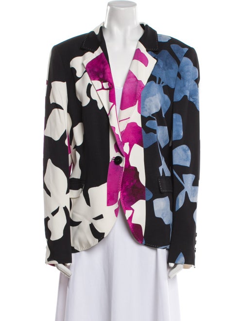 Escada Floral Print Blazer