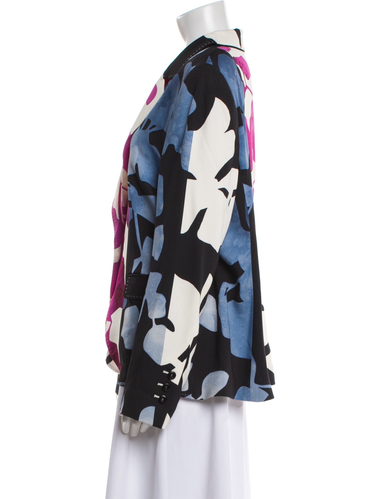 Escada Floral Print Blazer