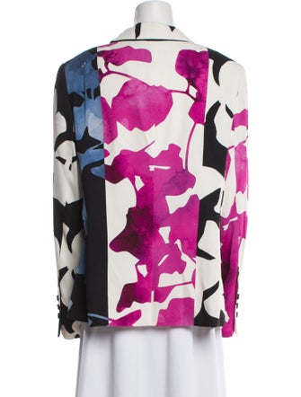 Escada Floral Print Blazer
