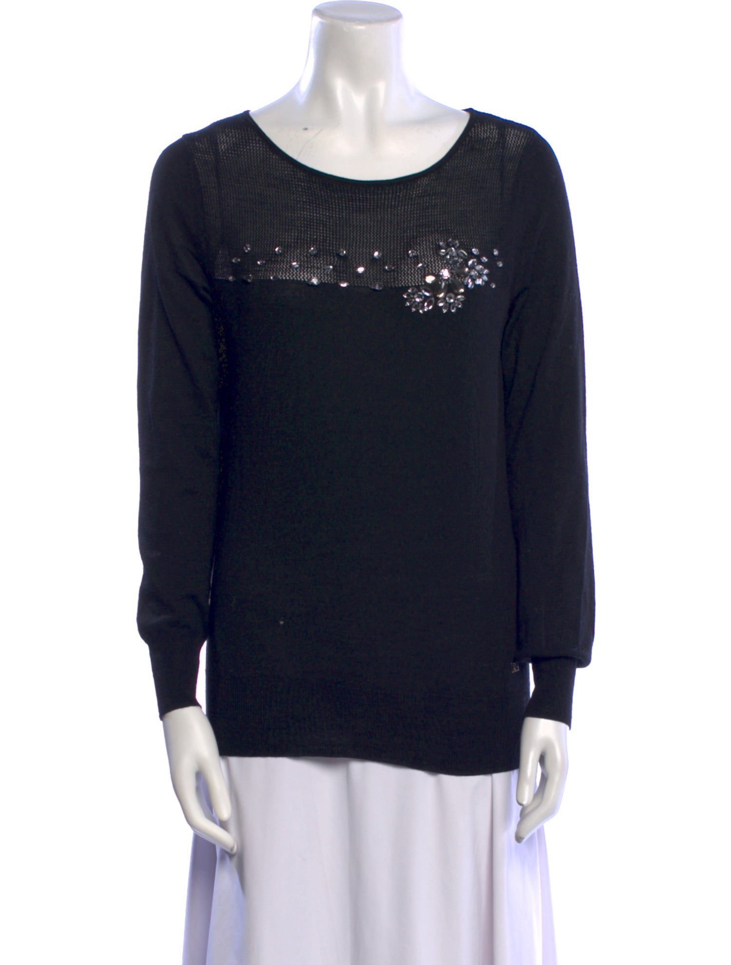 Escada Cashmere Scoop Neck Sweater