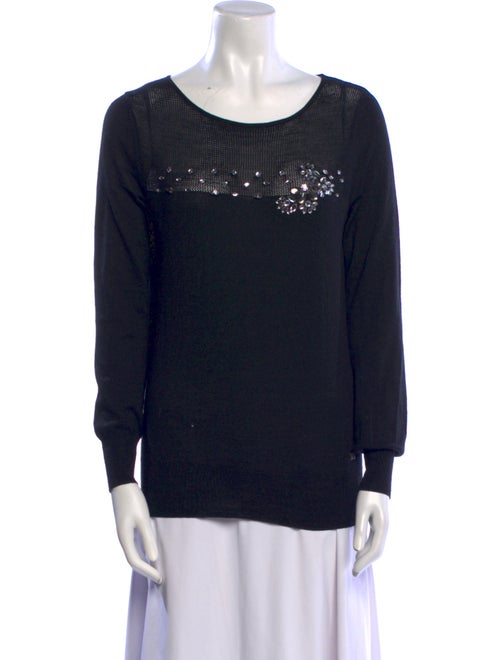 Escada Cashmere Scoop Neck Sweater