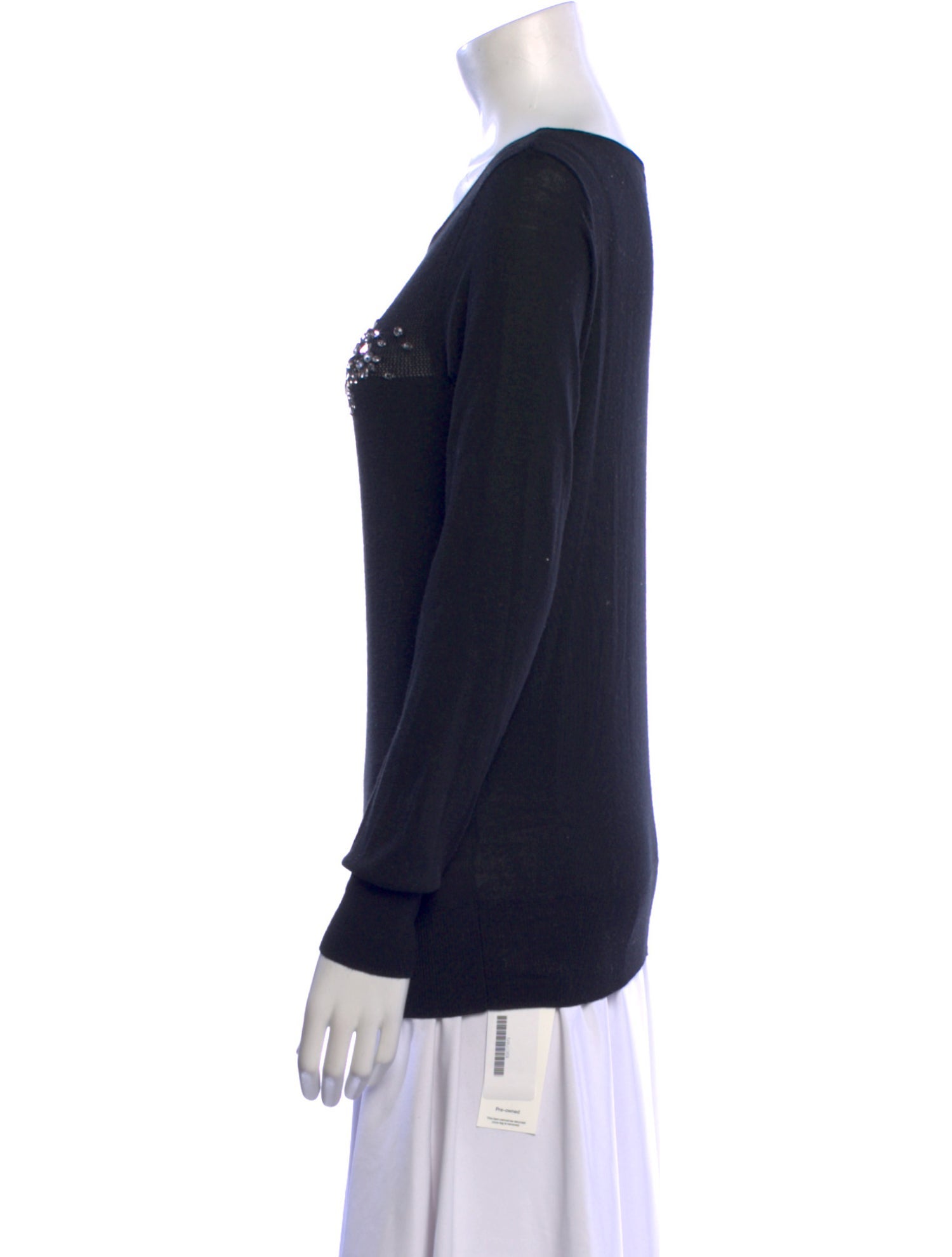 Escada Cashmere Scoop Neck Sweater