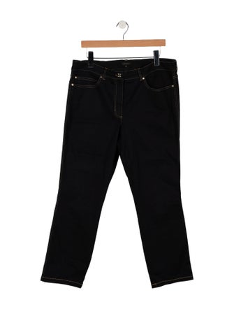 Escada High-Rise Straight Leg Jeans