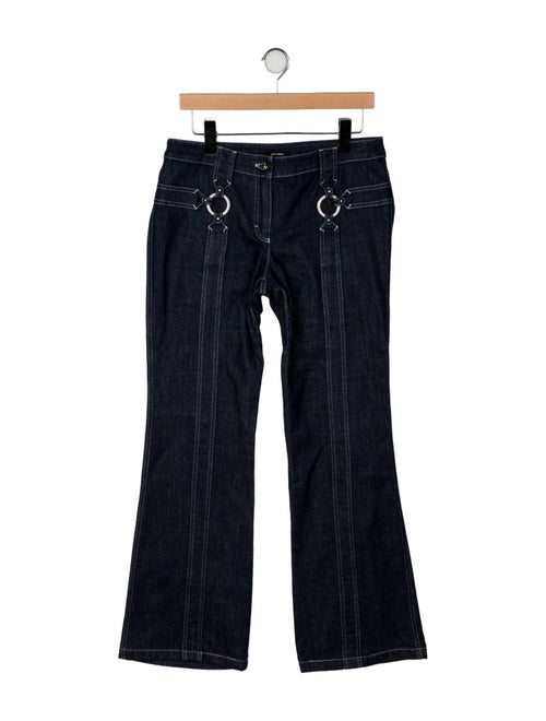 Escada Mid-Rise Wide Leg Jeans