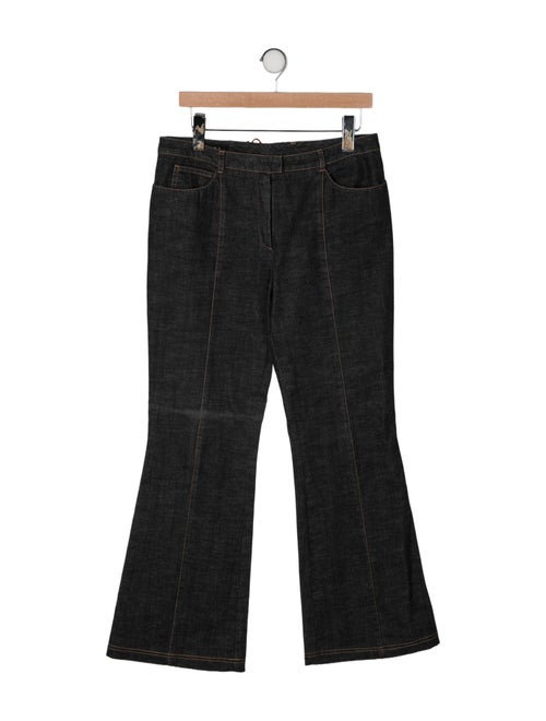Escada Mid-Rise Wide Leg Jeans