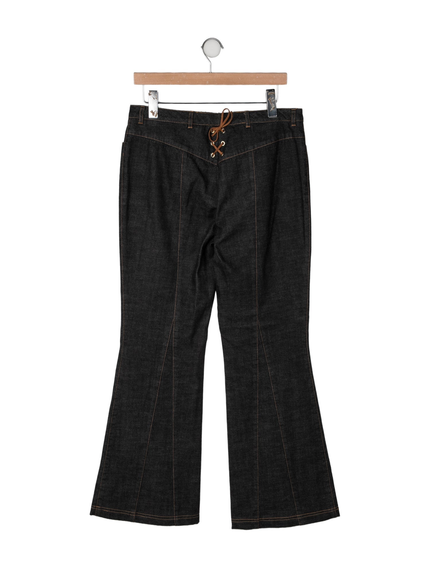 Escada Mid-Rise Wide Leg Jeans