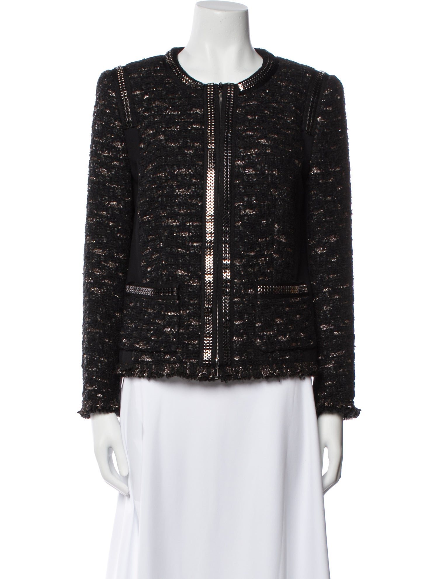 Escada Tweed Pattern Evening Jacket