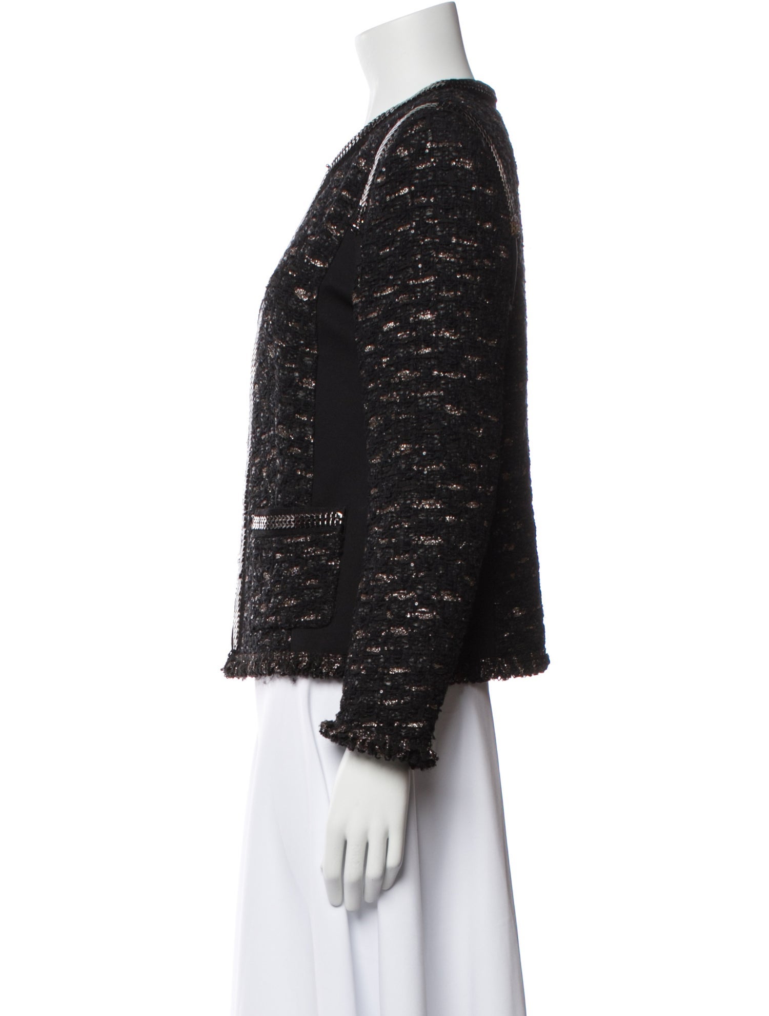 Escada Tweed Pattern Evening Jacket