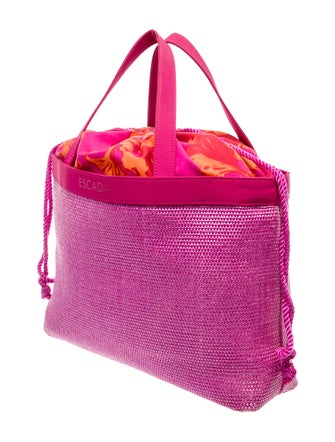 Escada Raffia Weekender Bag