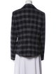 Escada Plaid Print Blazer