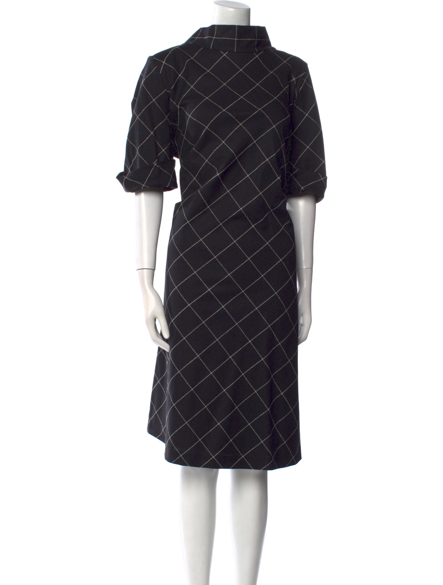 Escada Virgin Wool Midi Length Dress
