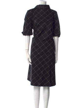 Escada Virgin Wool Midi Length Dress