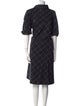 Escada Virgin Wool Midi Length Dress