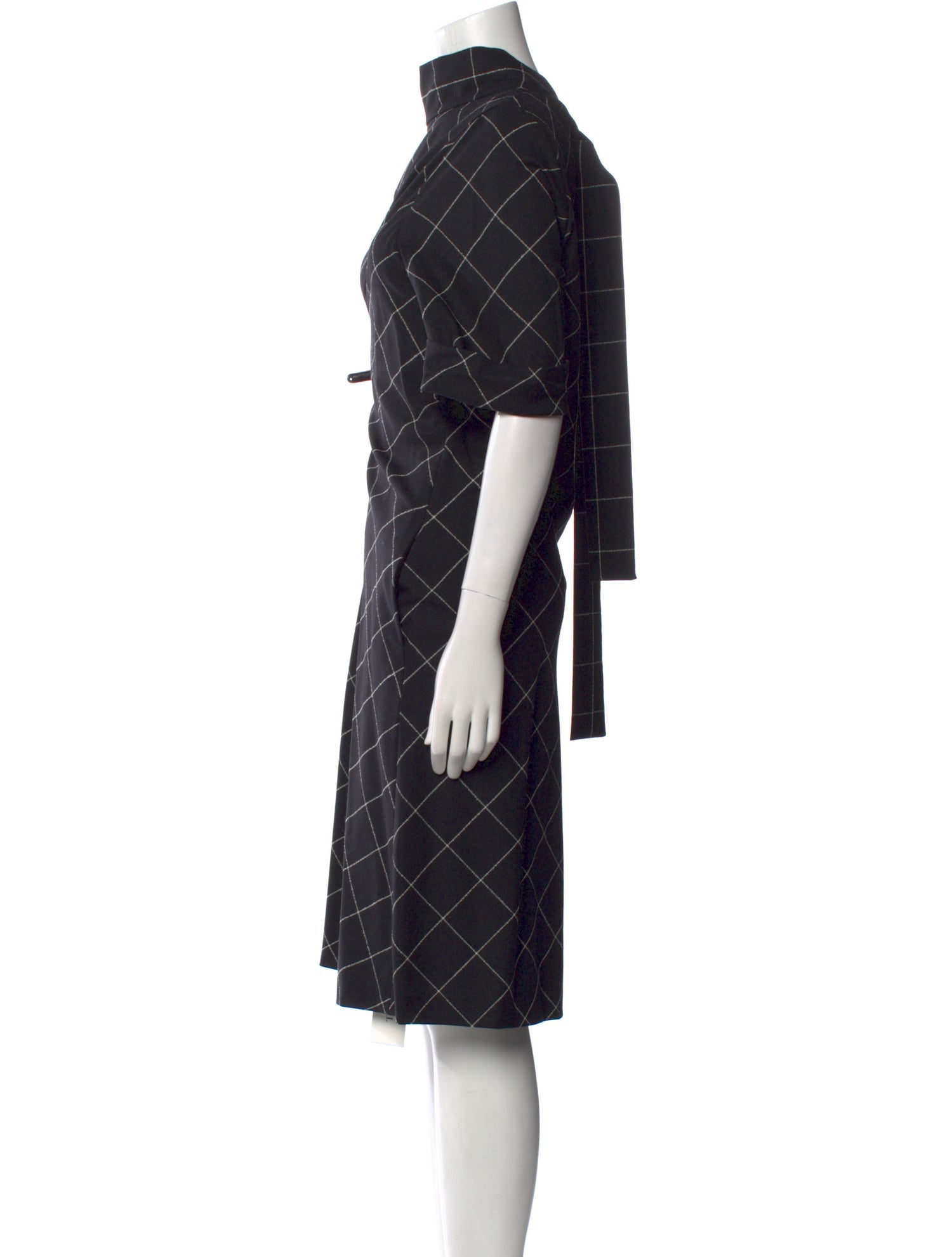 Escada Virgin Wool Midi Length Dress