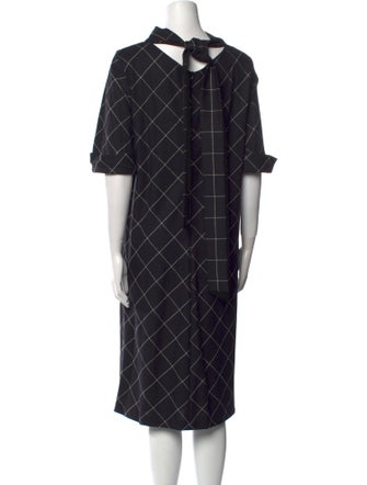 Escada Virgin Wool Midi Length Dress