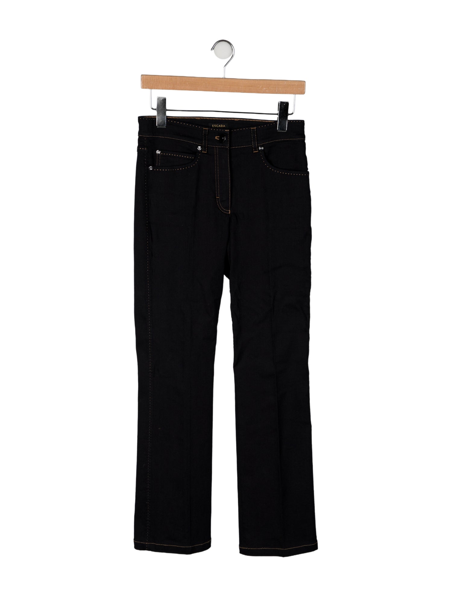 Escada Mid-Rise Straight Leg Jeans