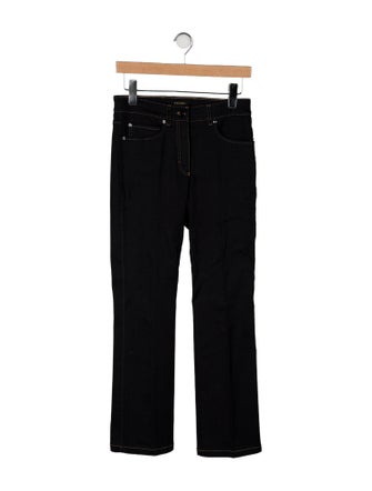 Escada Mid-Rise Straight Leg Jeans