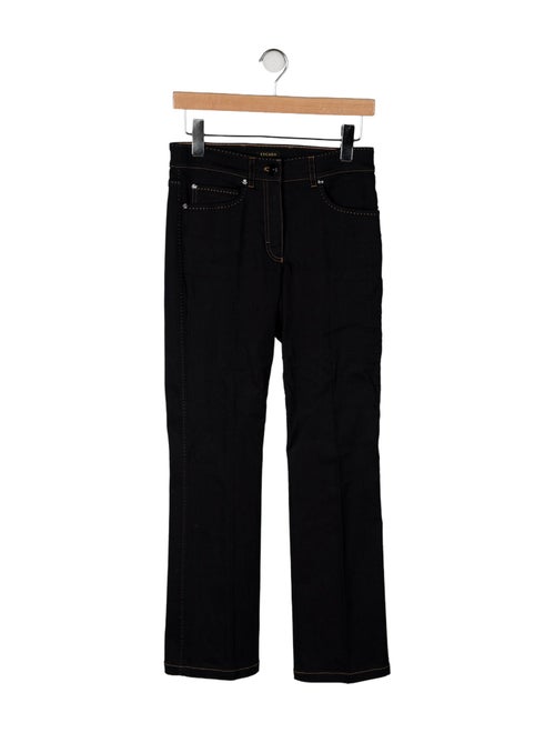 Escada Mid-Rise Straight Leg Jeans