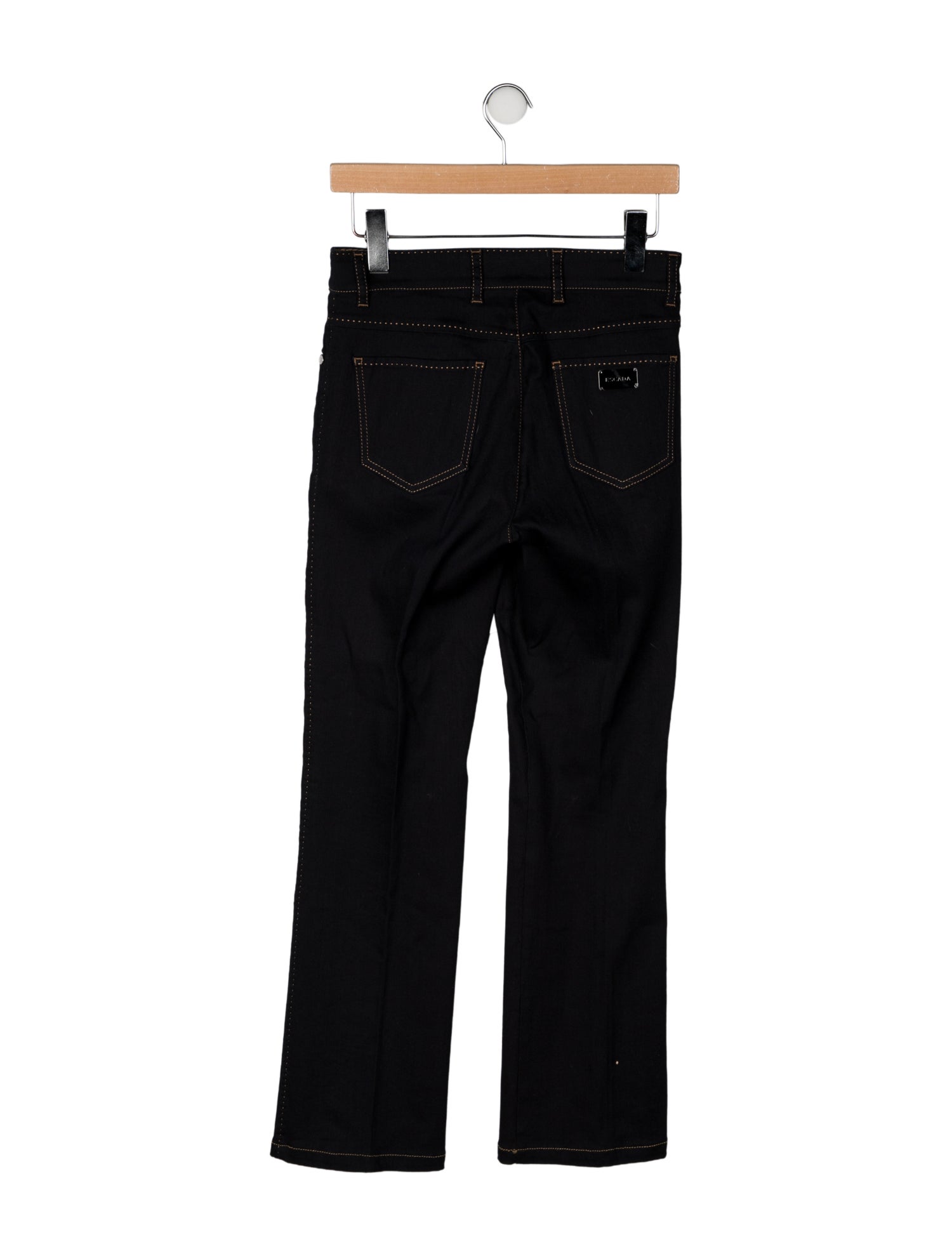 Escada Mid-Rise Straight Leg Jeans