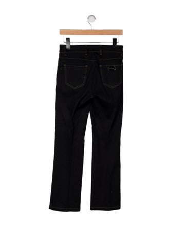Escada Mid-Rise Straight Leg Jeans