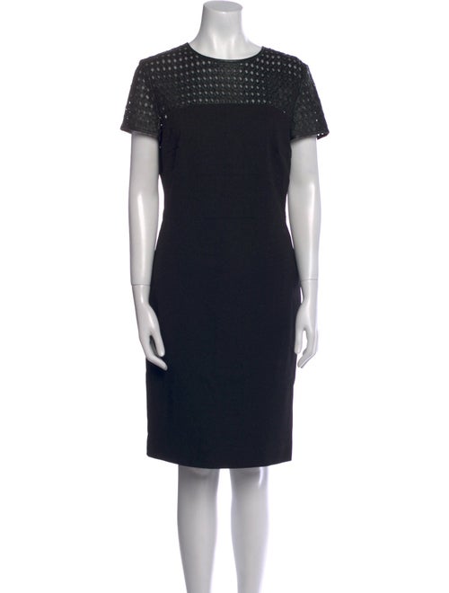 Escada Crew Neck Knee-Length Dress