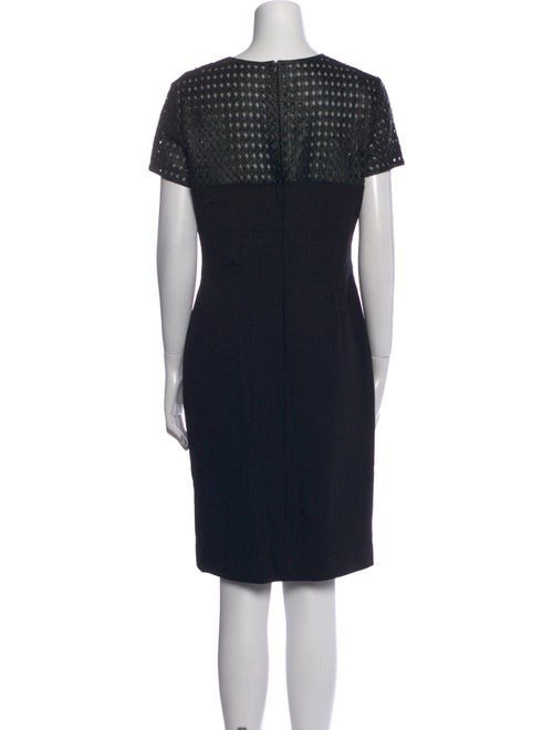 Escada Crew Neck Knee-Length Dress