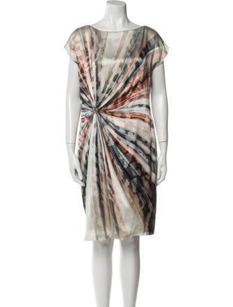 Escada Silk Knee-Length Dress