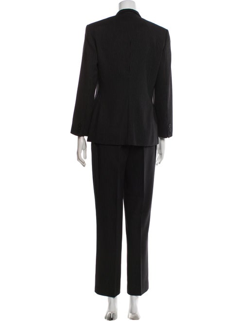 Escada Virgin Wool Striped Pantsuit