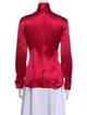 Escada Silk Tie Neck Top