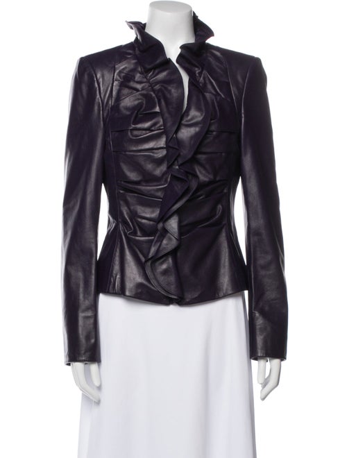 Escada Leather Biker Jacket
