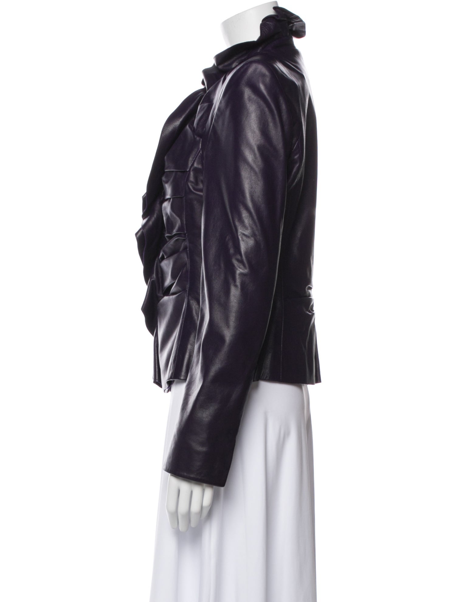 Escada Leather Biker Jacket