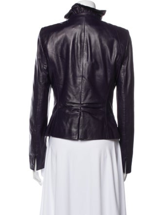 Escada Leather Biker Jacket