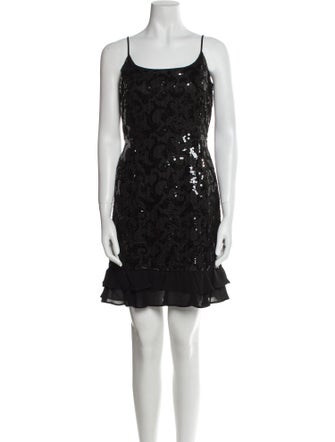 Escada Scoop Neck Mini Dress