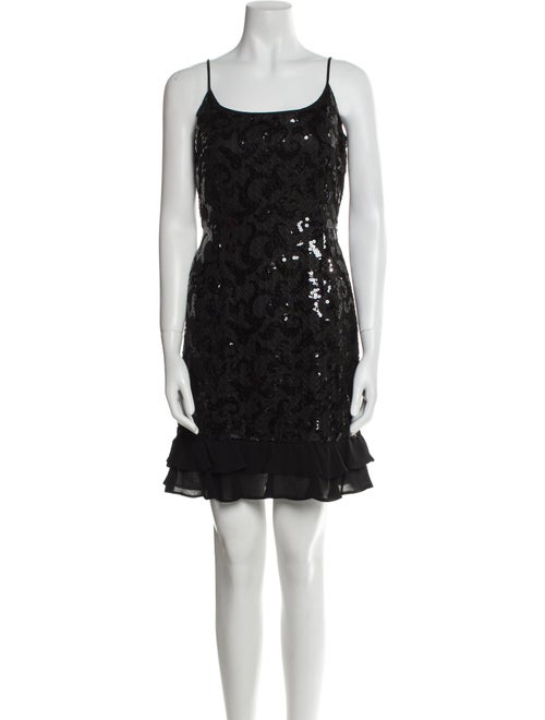 Escada Scoop Neck Mini Dress