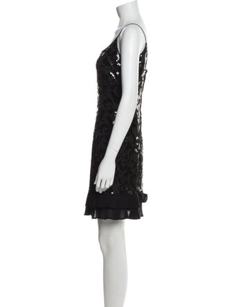 Escada Scoop Neck Mini Dress