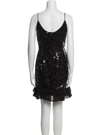 Escada Scoop Neck Mini Dress