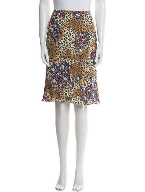 Escada Silk Knee-Length Skirt