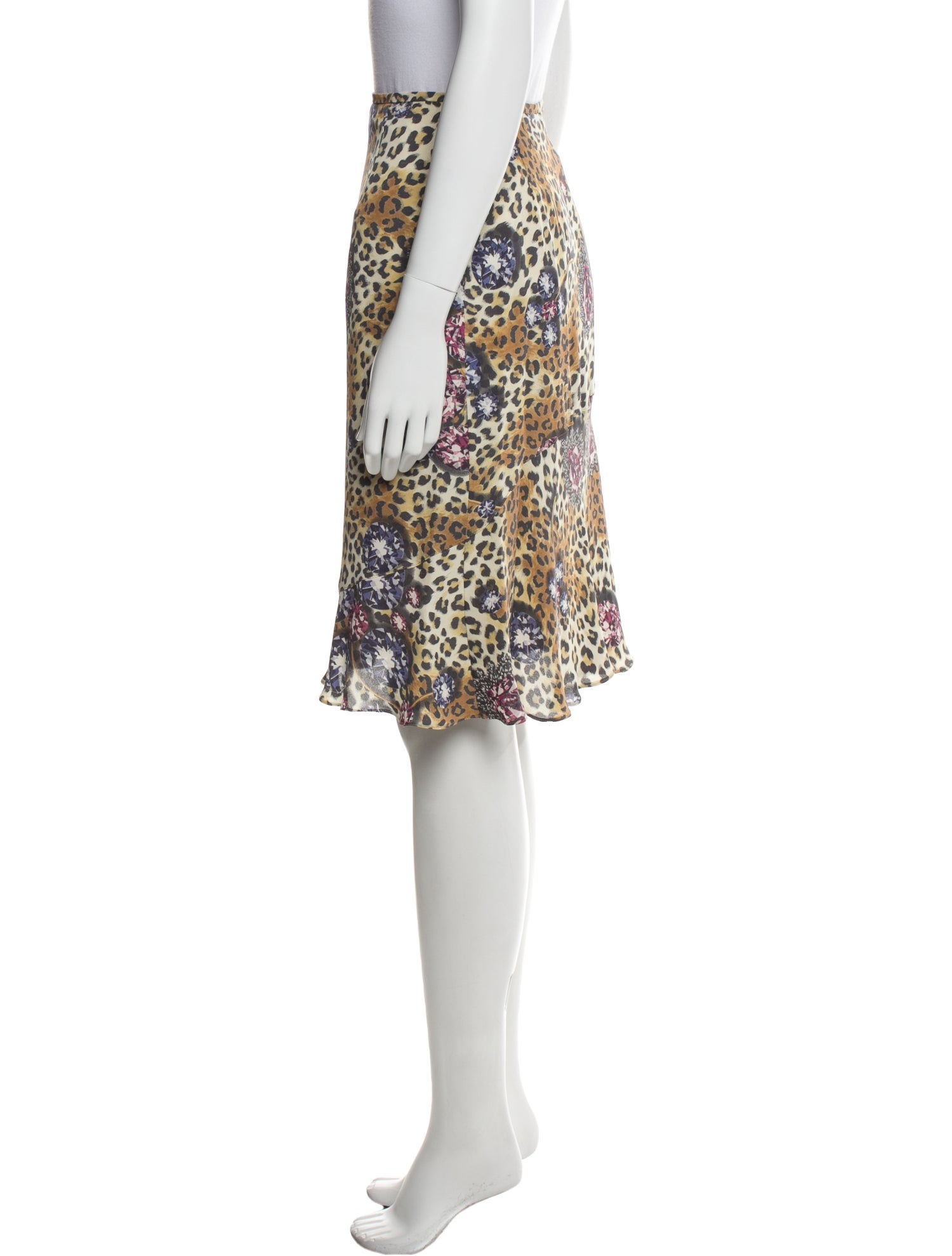 Escada Silk Knee-Length Skirt