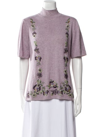 Escada Mock Neck Sweater