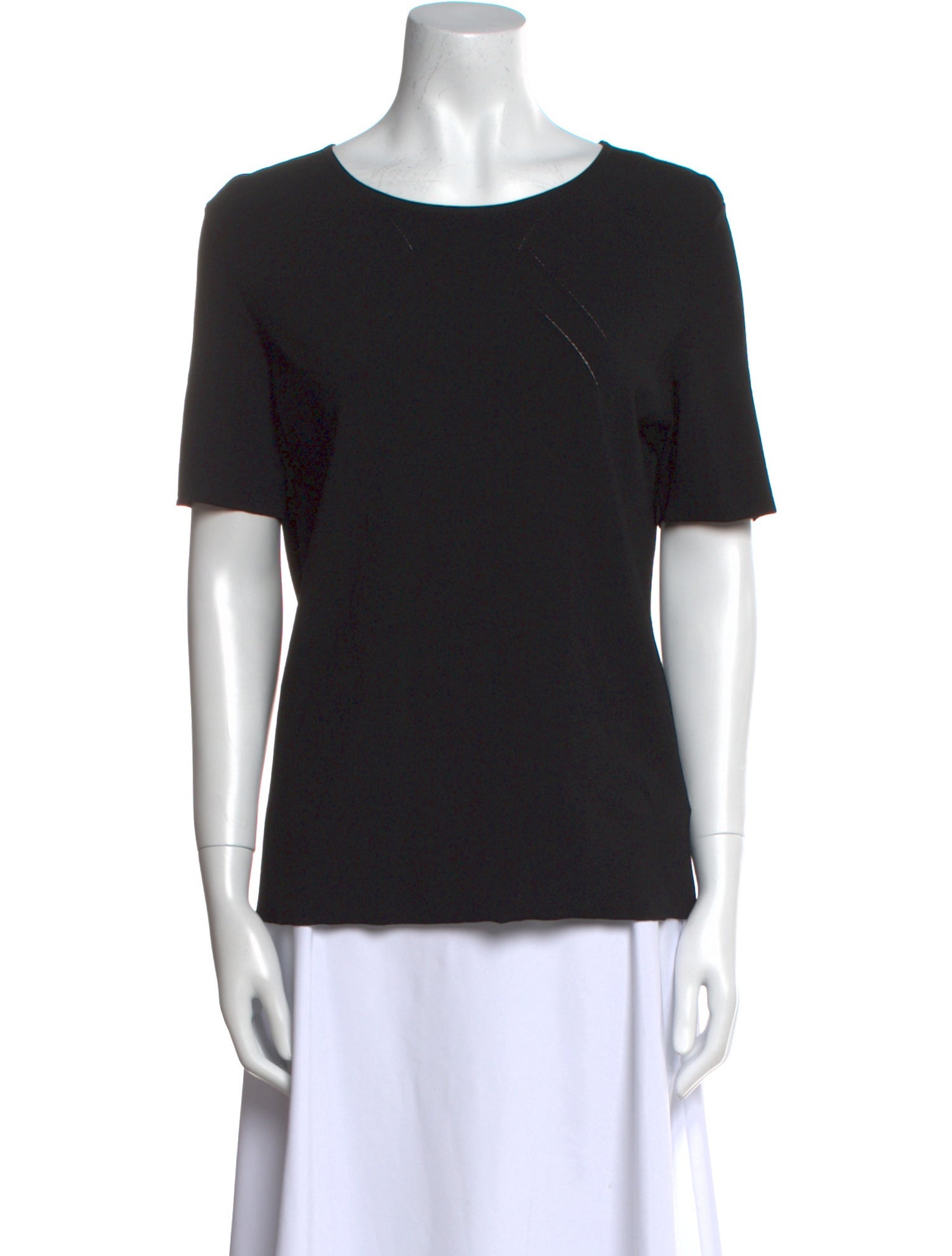 Escada Scoop Neck Short Sleeve T-Shirt