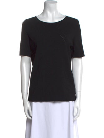 Escada Scoop Neck Short Sleeve T-Shirt