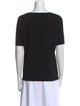 Escada Scoop Neck Short Sleeve T-Shirt