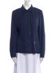 Escada Long Sleeve Button-Up Top