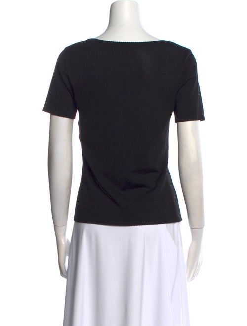 Escada Graphic Print V-Neck T-Shirt