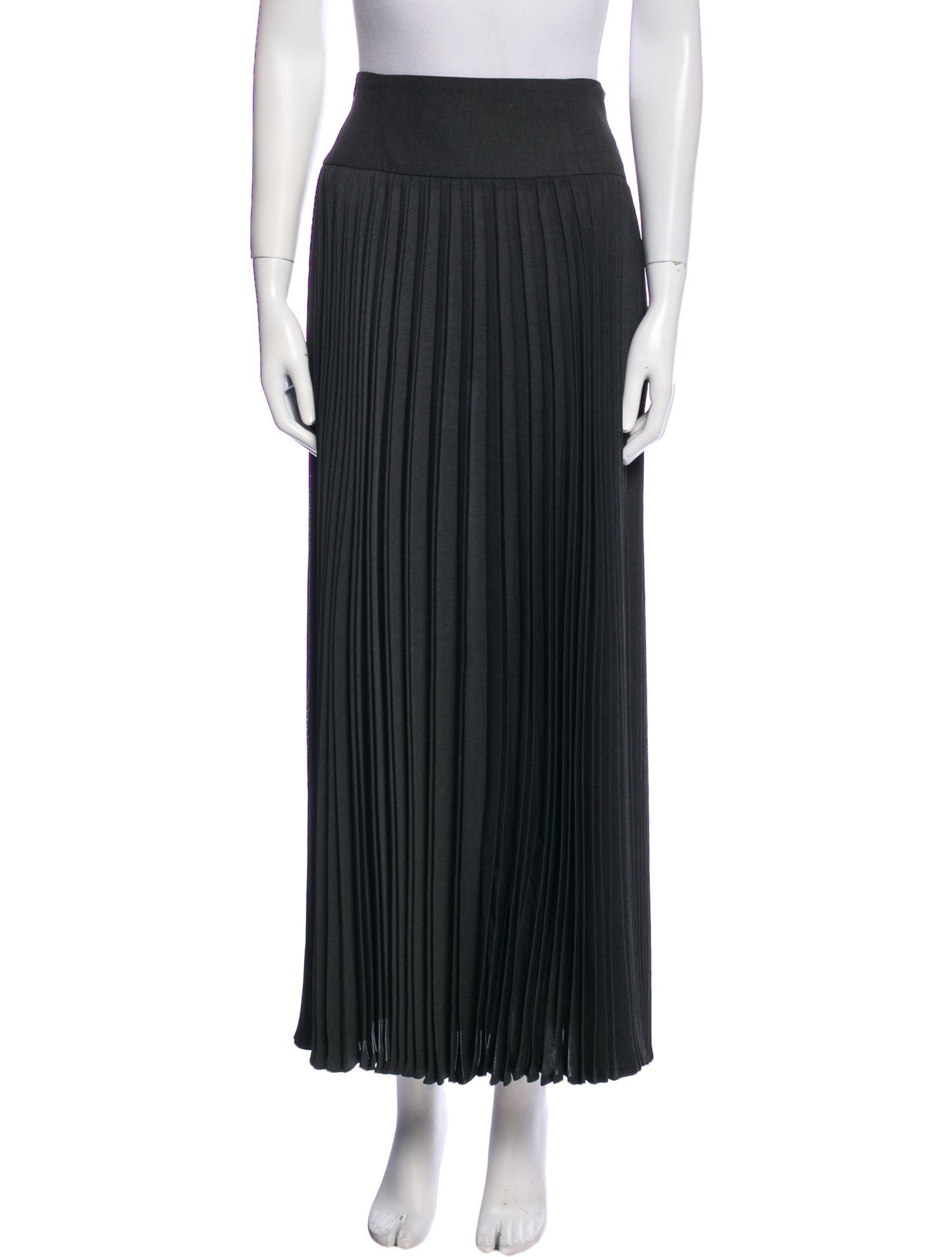 Escada Pleated Accents Midi Length Skirt